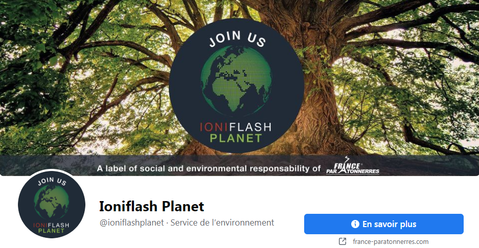 Ioniflash Planet Facebook page